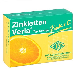 ZINKLETTEN Verla Orange Lutschtabletten